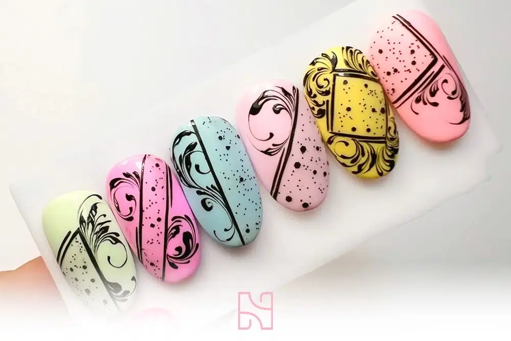 Arabescos e Cornucópias · Hit Nails Coimbra